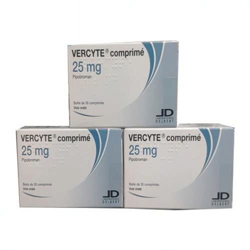 Thuốc Vercyte 25mg (Pipobroman) điều trị đa hồng cầu, Giá bao nhiêu?