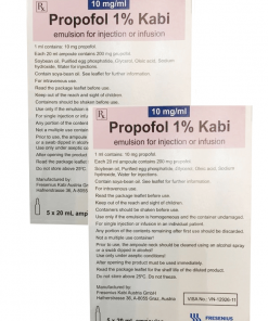 Thuốc Propofol 1% Kabi là thuốc gì - Giá bao nhiêu, Mua ở đâu?
