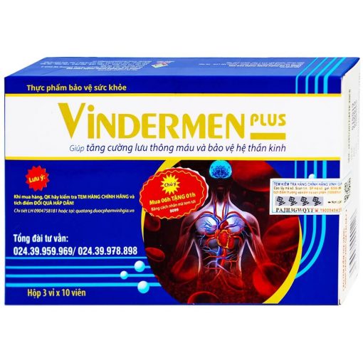 Vindermen Plus là thuốc gì - Giá bao nhiêu, Mua ở đâu?