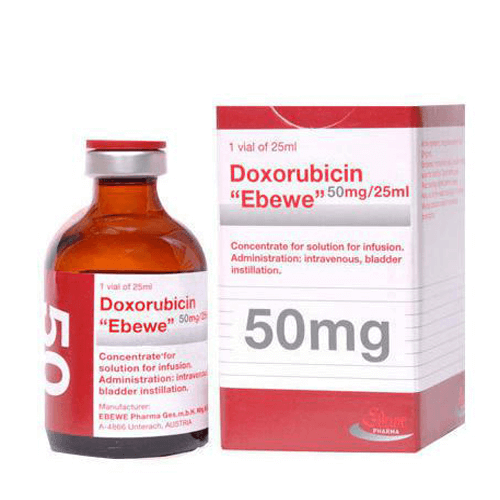 Thuốc Doxorubicin Ebewe 50mg/25ml là thuốc gì - Giá bao nhiêu?