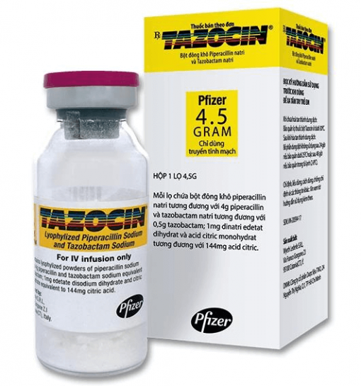 Thuốc Tazocin 4.5g là thuốc gì – Giá bao nhiêu, Mua ở đâu?