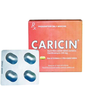 Thuốc Caricin 500mg giá bao nhiêu