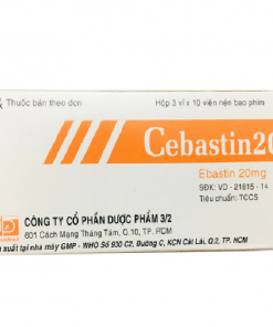 Thuốc Cebastin 20 là thuốc gì