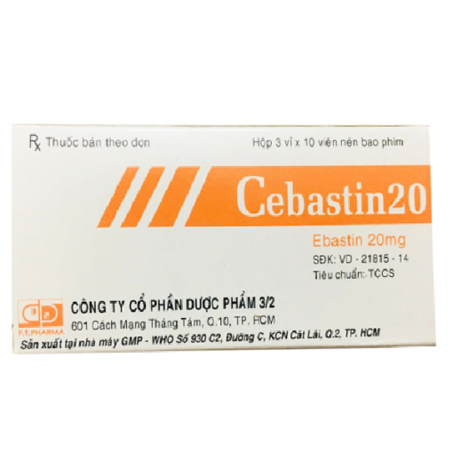 Thuốc Cebastin 20 là thuốc gì
