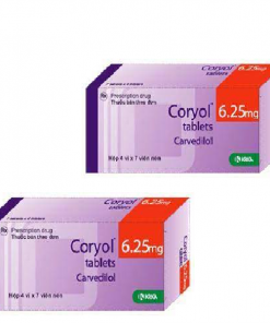 Thuốc Coryol 6.25mg giá bao nhiêu