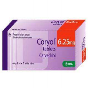 Thuốc Coryol 6.25mg là thuốc gì