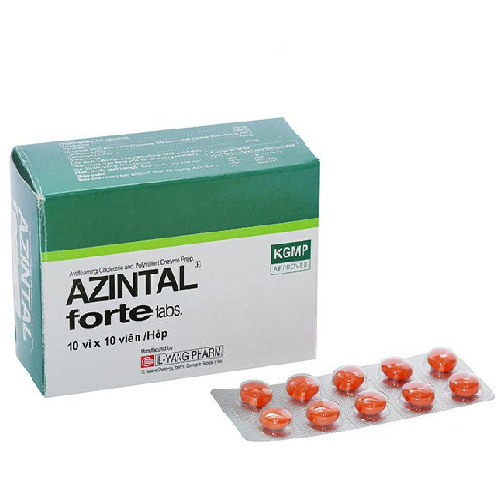 Thuốc Azintal Forte giá bao nhiêu