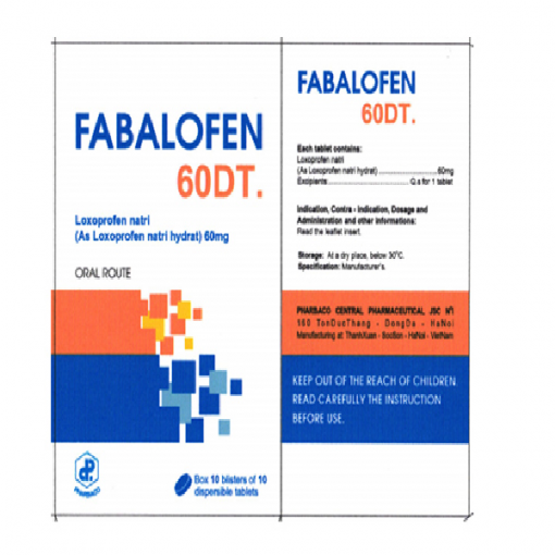 Thuốc Fabalofen 60 giá bao nhiêu