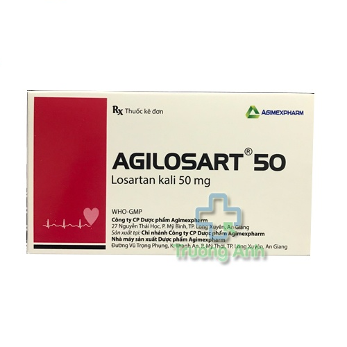 Thuốc Agilosart 50mg giá bao nhiêu