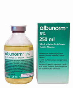 Thuốc Albunorm 20% giá bao nhiêu