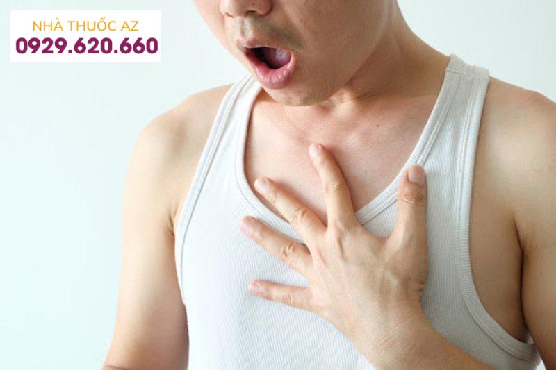 Khó thở tức ngực đau ngực 1