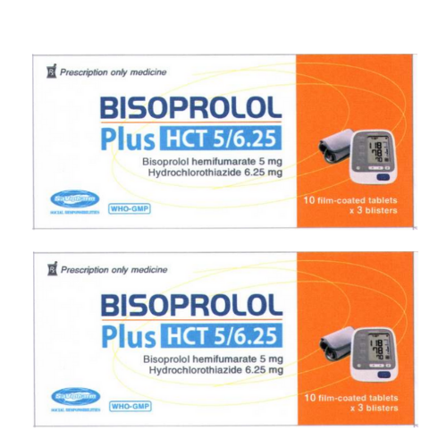 Thuốc Bisoprolol Plus HCT 5/6.25 giá bao nhiêu