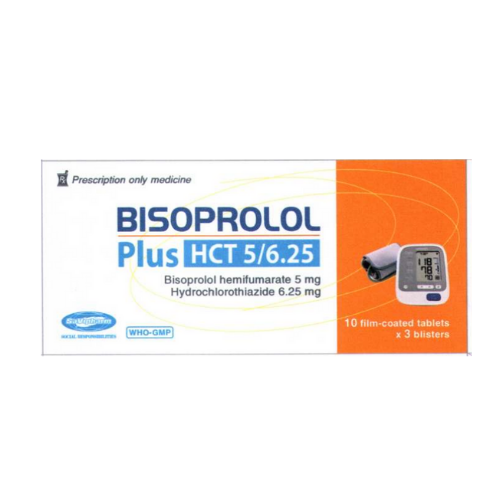 Thuốc Bisoprolol Plus HCT 5/6.25 là thuốc gì