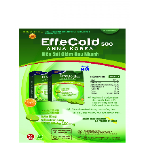 Thuốc Effe Cold 500 là thuốc gì