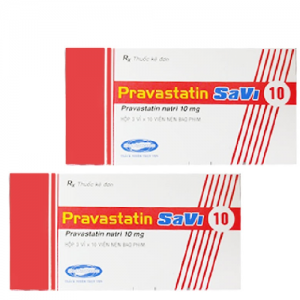 Thuốc Pravastatin savi 10mg giá bao nhiêu