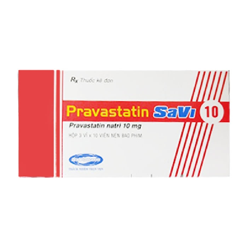 Thuốc Pravastatin savi 10mg là thuốc gì