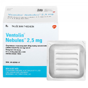 Thuốc Ventolin Nebules 2.5mg giá bao nhiêu