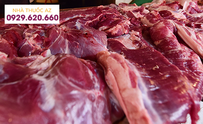 Thịt lợn nhiễm tả