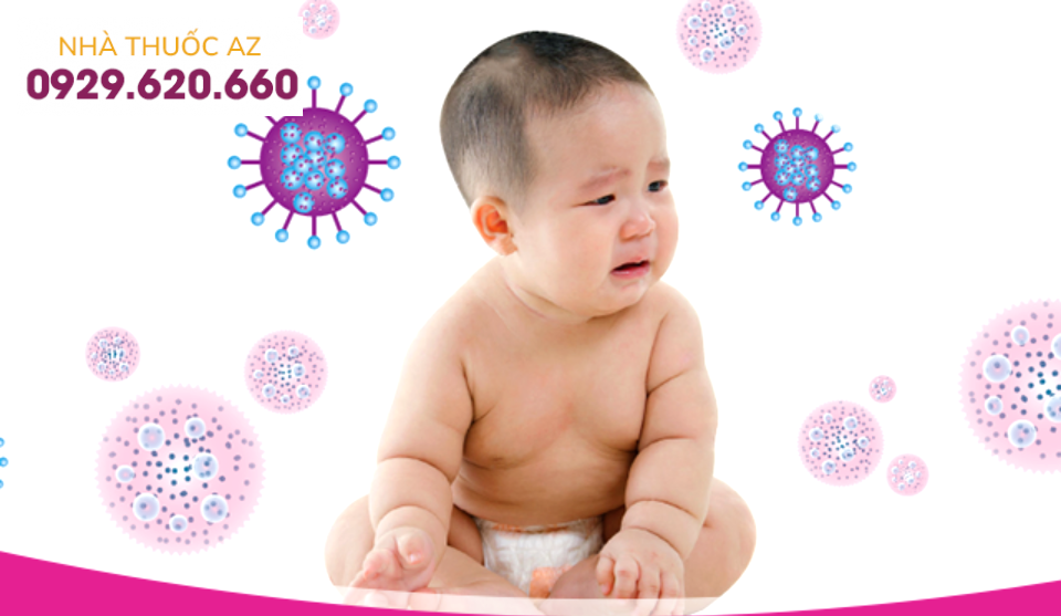 Hệ miễn dịch trẻ còn yếu