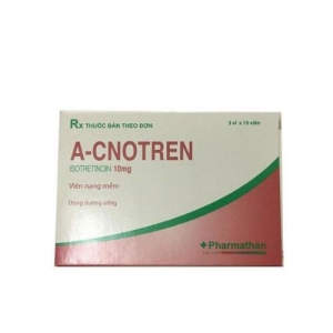 Thuốc A-Cnotren 10mg giá bao nhiêu
