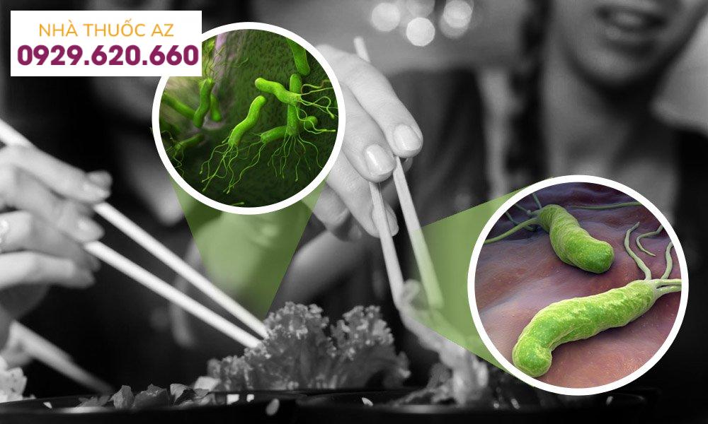 Vi khuẩn HP có thể lây qua đường gắp chung thức ăn