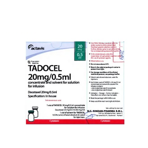 Thuốc Tadocel 20mg/0.5ml giá bao nhiêu