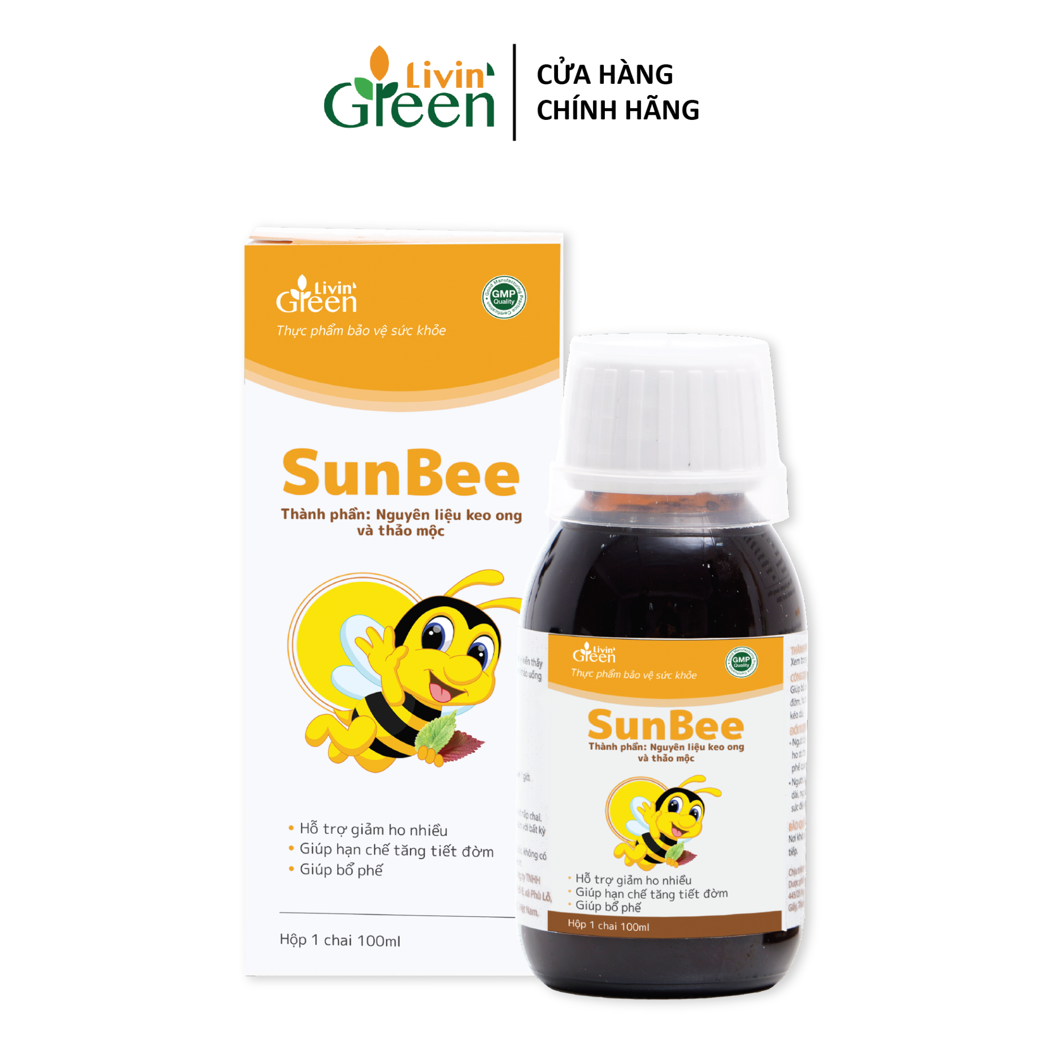 SUNBEE ho – Hỗ trợ giảm ho nhanh chóng, tiêu đờm ở trẻ nhỏ