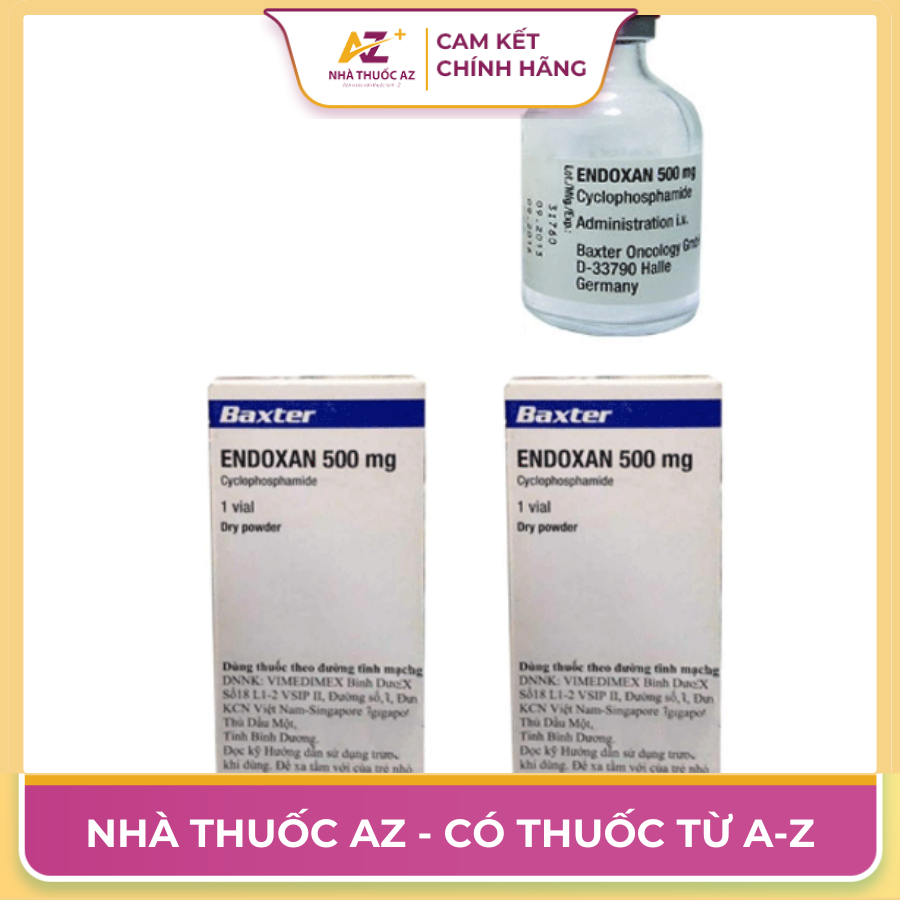 Thuốc Endoxan 500mg (Cyclophosphamide) – Thông Tin Chi Tiết Về Thuốc Hóa Trị Ung Thư