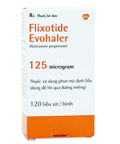 Thuốc Flixotide Evohaler Spray 125mcg 120dose giá bao nhiêu