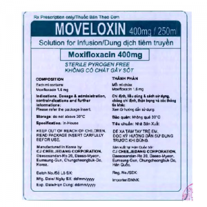 Thuốc Moveloxin Injection 400mg là thuốc gì