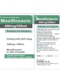 Thuốc Moxifloxacin 400mg/250ml giá bao nhiêu