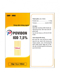 Thuốc TP Povidon iod 7,5% giá bao nhiêu