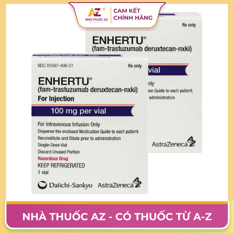 Thuốc Enhertu (Trastuzumab Deruxtecan) – Thông Tin Chi Tiết Về Thuốc Điều Trị Ung Thư Vú HER2+
