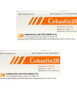 Thuốc Cebastin 20mg giá bao nhiêu
