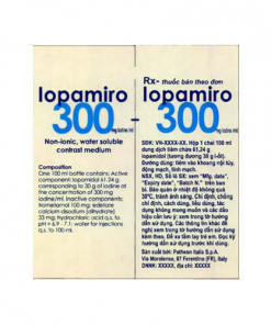 Thuốc Iopamiro 300 giá bao nhiêu