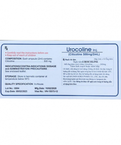 Thuốc Urocoline inj. 500mg giá bao nhiêu