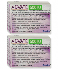 Thuốc Advate 500 IU giá bao nhiêu
