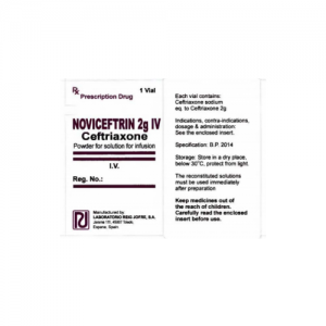 Thuốc Noviceftrin 2g IV giá bao nhiêu