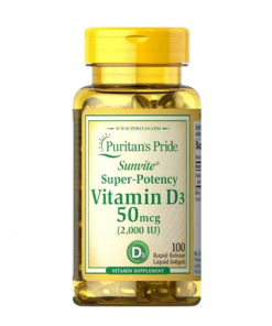 Viên uống Vitamin D3 50mcg Puritan's Pride là thuốc gì