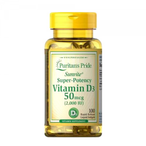 Viên uống Vitamin D3 50mcg Puritan's Pride là thuốc gì