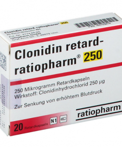 Thuốc Clonidine Retard 250 ratiopharm là thuốc gì