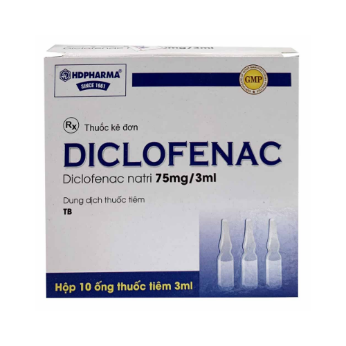 Thuốc Diclofenac 75mg/3ml Hdpharma là thuốc gì