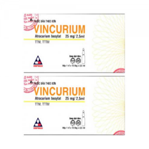 Thuốc Vincurium 25mg/2,5ml giá bao nhiêu