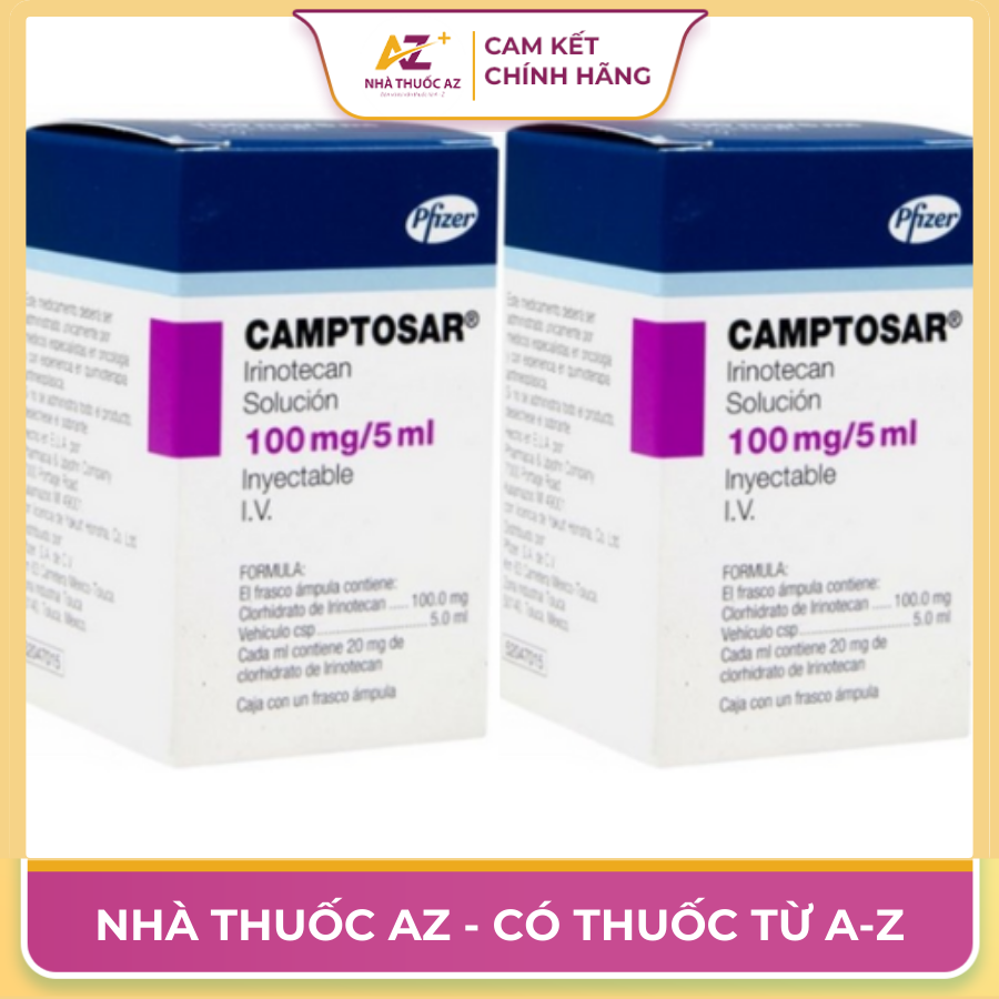 Thuốc Camptosar (Irinotecan) – Thông Tin Chi Tiết Về Thuốc Điều Trị Ung Thư Đại Trực Tràng