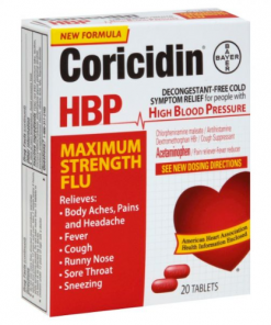 Thuốc Coricidin HBP Maximumstrength Flu là thuốc gì