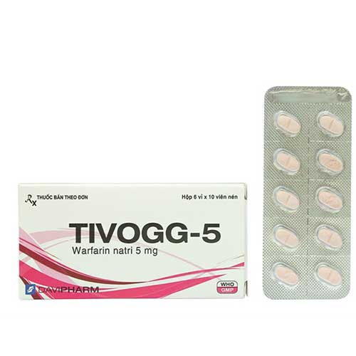 Thuốc Tivogg-5 – Warfarin natri – công dụng, liều dùng, giá bán?