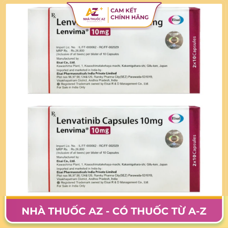 Thuốc Lenvima 10mg: Thông Tin Chi Tiết Về Thuốc Điều Trị Ung Thư