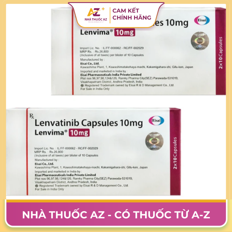 Thuốc Lenvima 10mg: Thông Tin Chi Tiết Về Thuốc Điều Trị Ung Thư