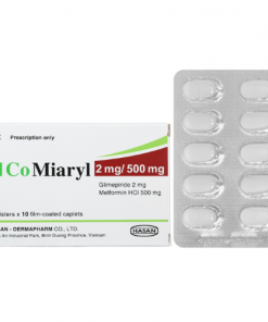 Thuốc CoMiaryl 2mg/500 mg giá bao nhiêu