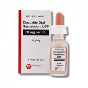 Thuốc Diazoxide Oral Suspension 50 mg/mL là thuốc gì